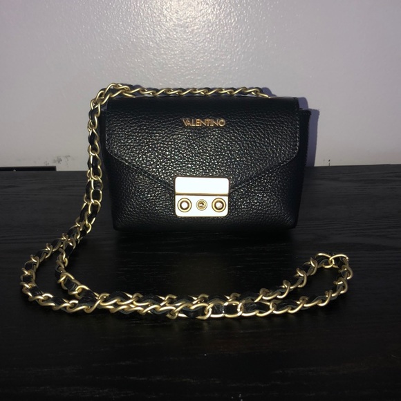 💎3X HP💎 Authentic Mario Valentino Leather Crossbody - Picture 2 of 8